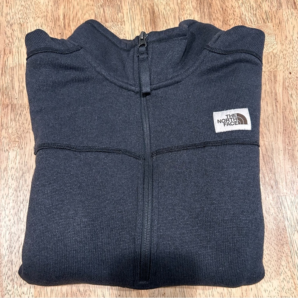 The‎ North Face | Gordon Lyons Quarter-Zip Fleece Pullover | Black Men's Medium - Picture 7 of 7